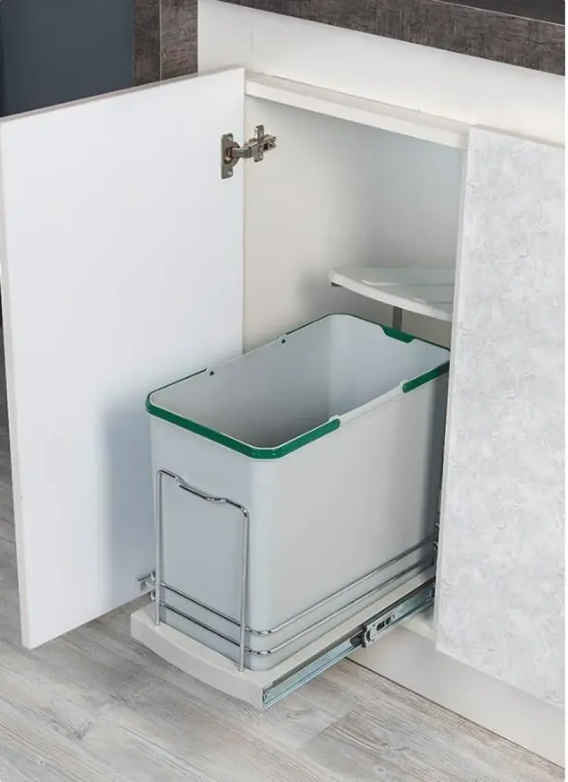 Starax S-2571 Raylı Çöp Kovası 24 Lt