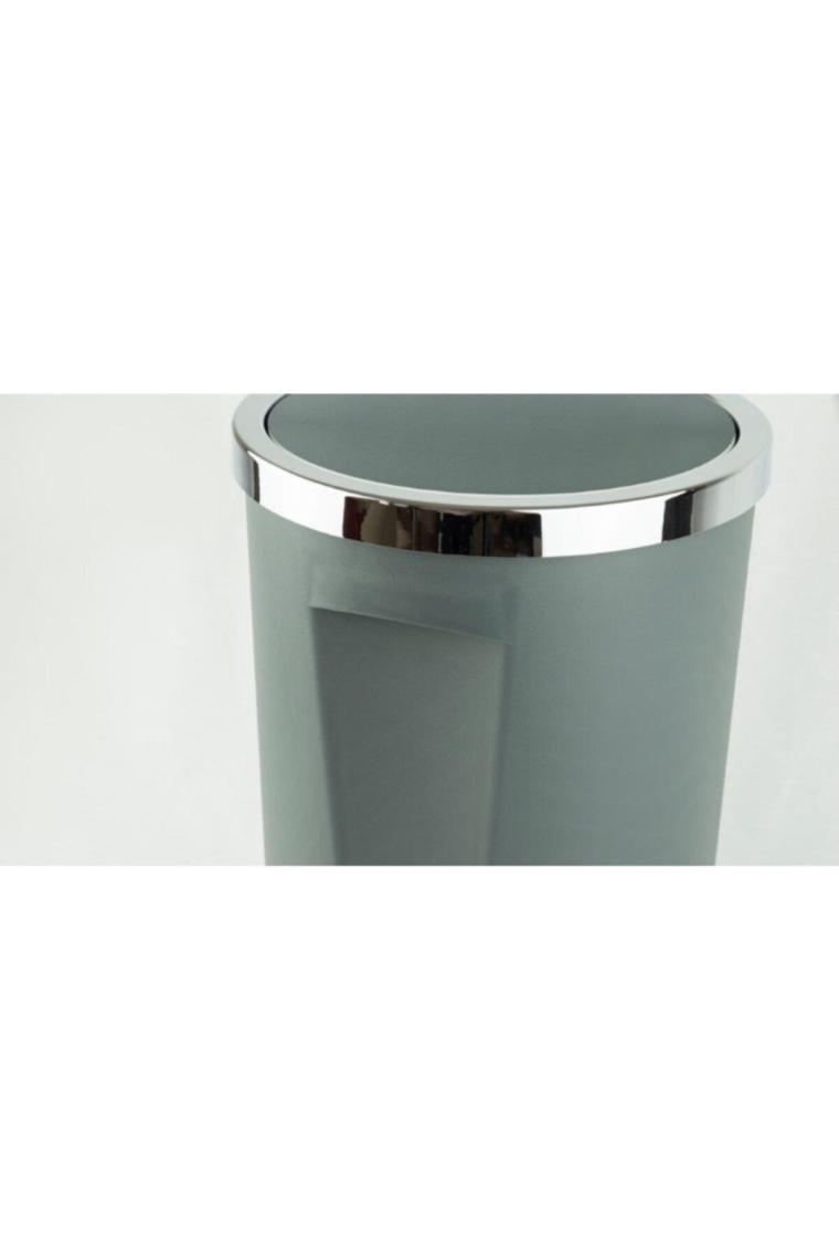 Primanova Lenox Gri 35 lt Çöp Kovası M-E76-07