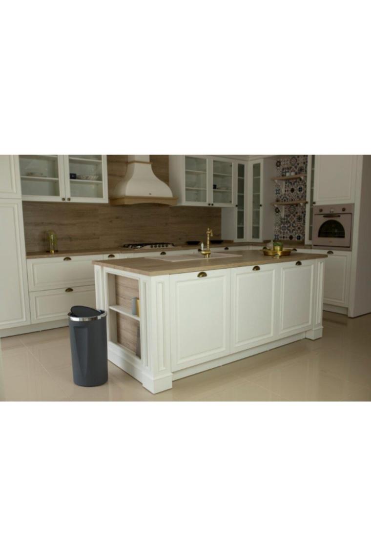 Primanova Lenox Gri 35 lt Çöp Kovası M-E76-07