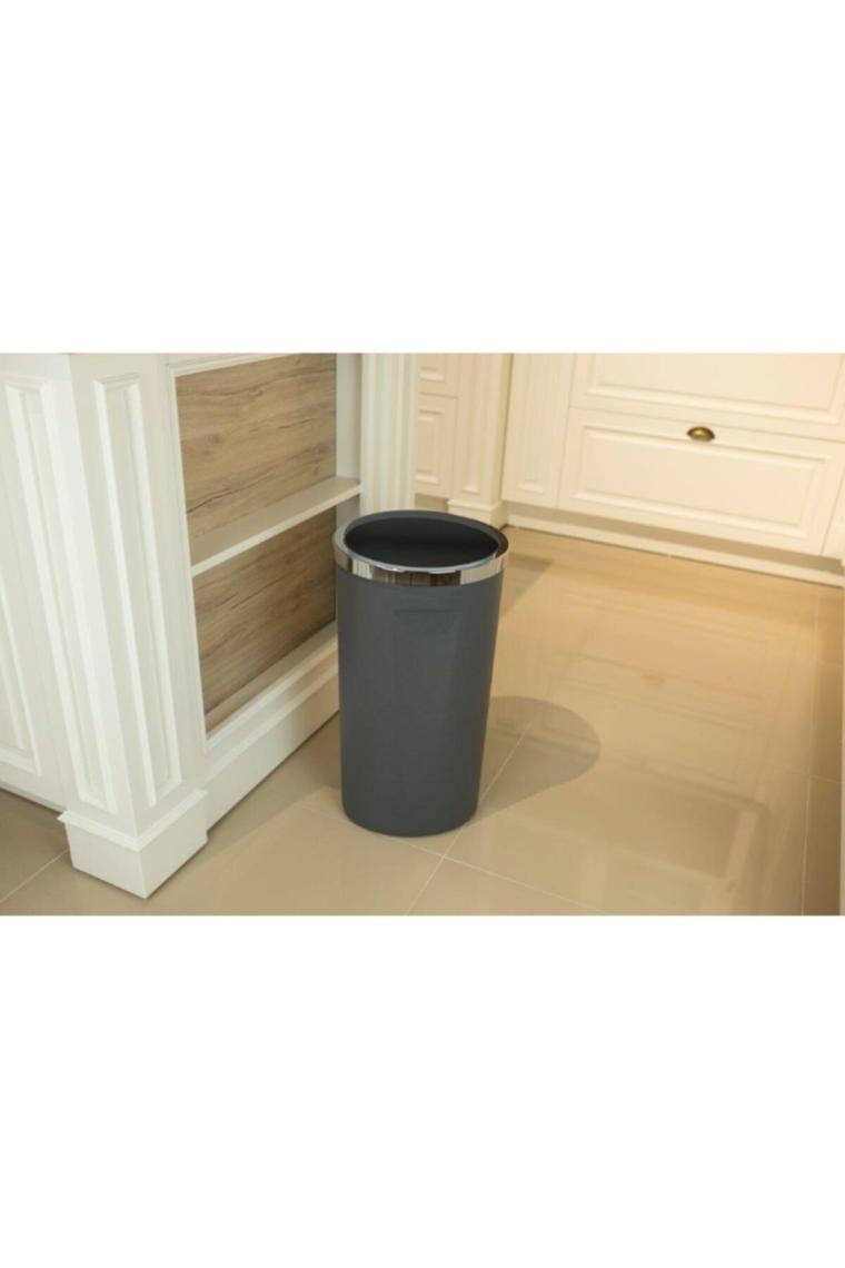 Primanova Lenox Gri 35 lt Çöp Kovası M-E76-07
