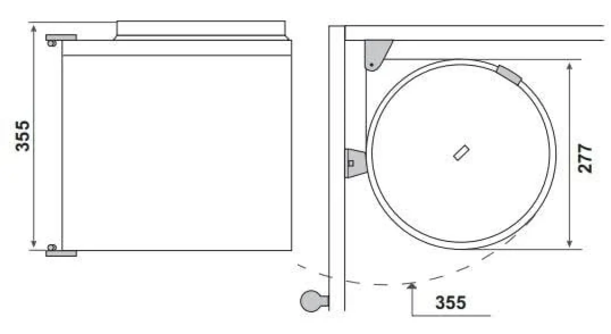 Hafele Ipli Çöp Kovası - Fix Iı Çöp Kutusu Krem 13 Lt