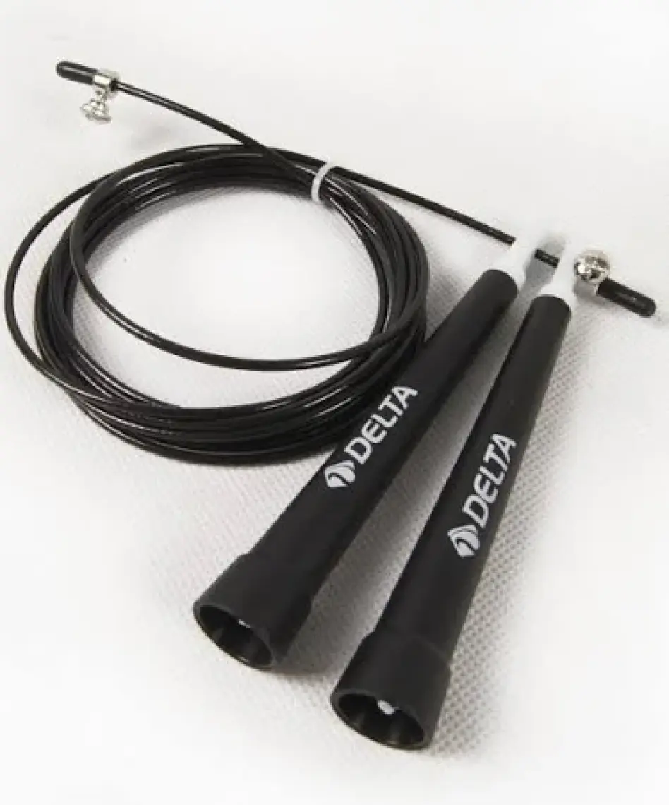 Delta Crossfit Speed Jump Rope Çelik Telli Hızlı  Silver Atlama İpi