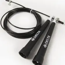 Delta Crossfit Speed Jump Rope Çelik Telli Hızlı  Silver Atlama İpi