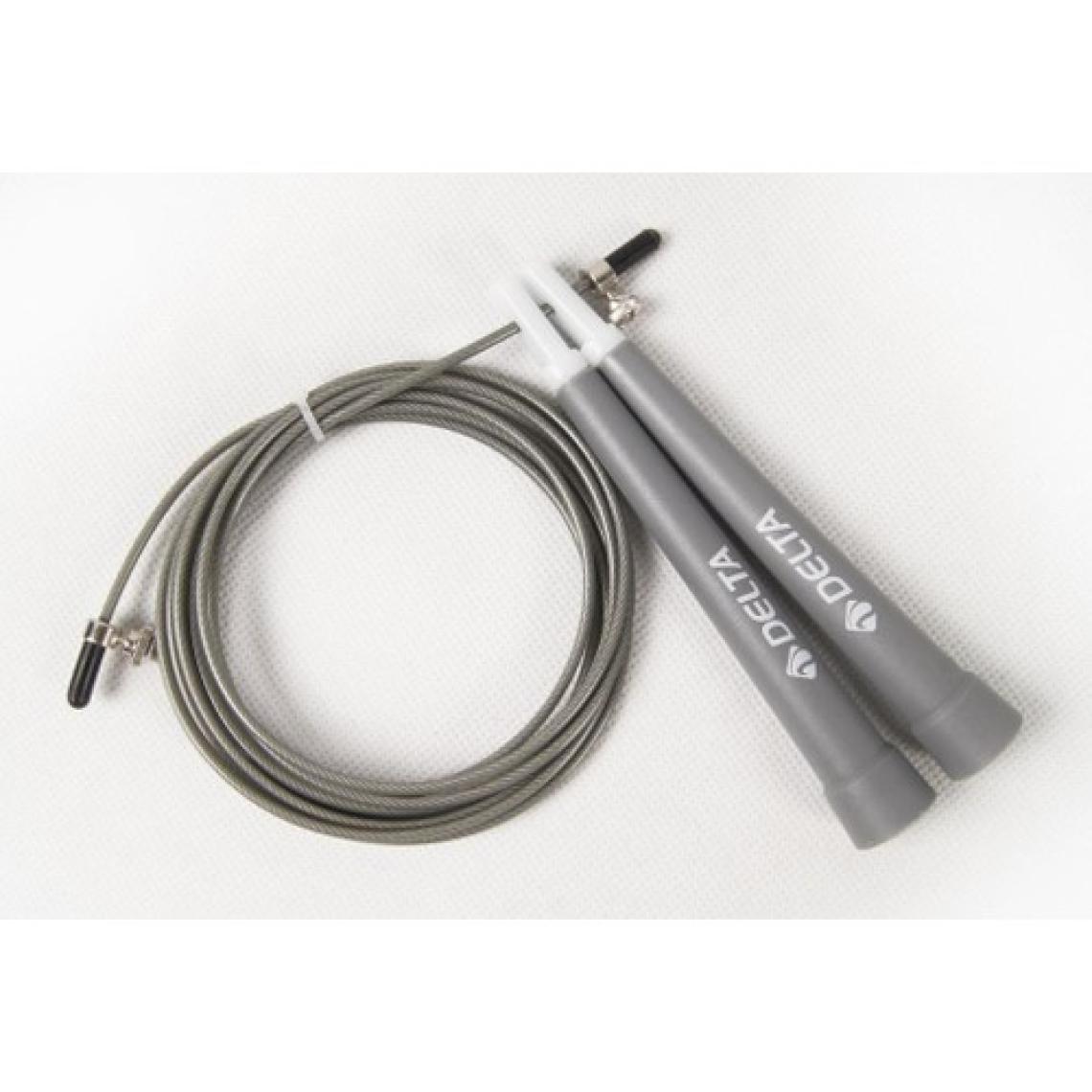 Delta Crossfit Speed Jump Rope Çelik Telli Hızlı  Silver Atlama İpi