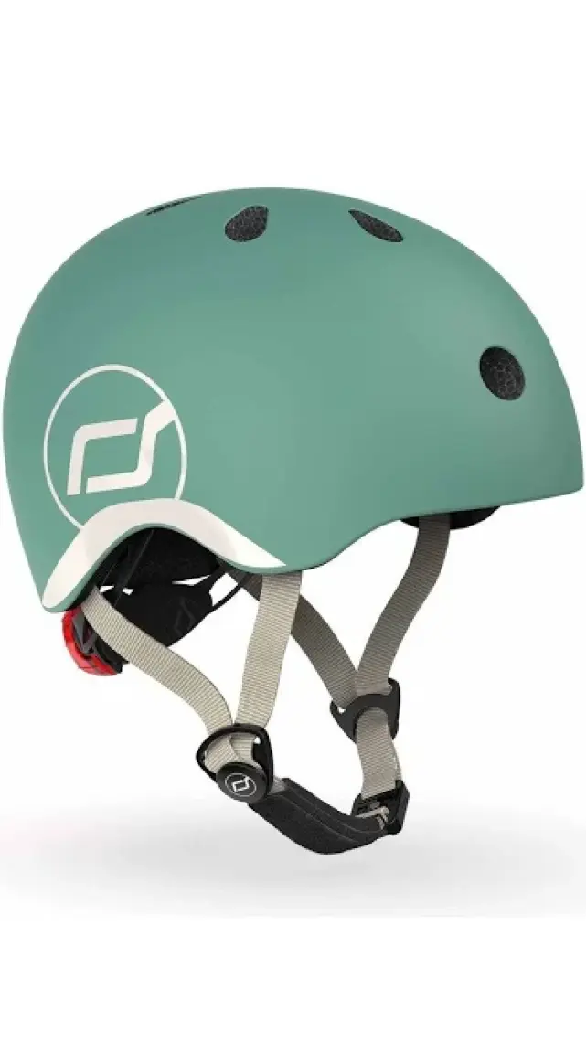 Scoot And Ride Helmet Bebek Kaskı Xxs-S Yeşil 181206-96361