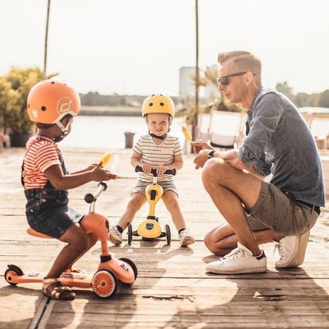 Scoot And Ride 181206 Helmet Sarı Bebek Bisiklet Kaskı