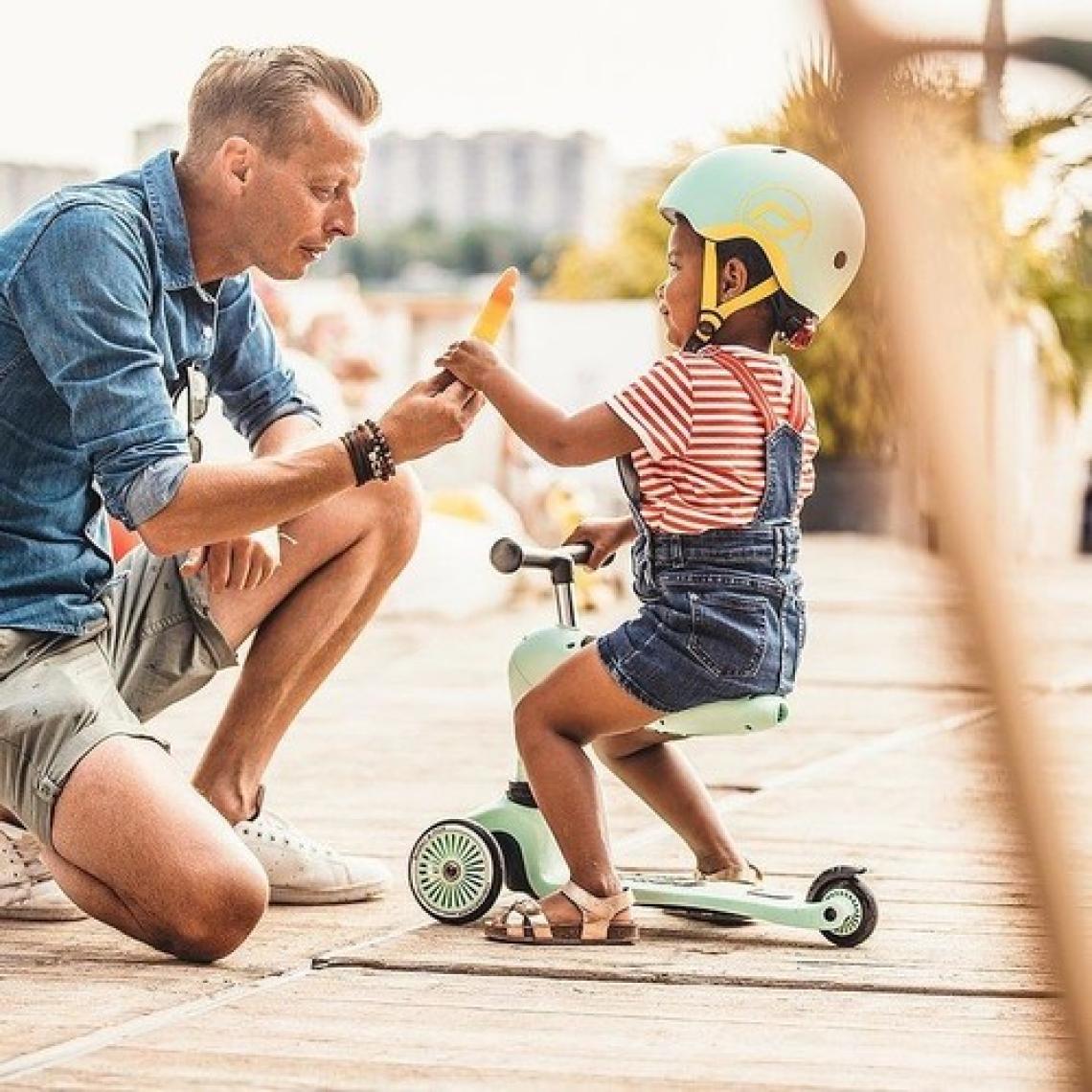 Scoot And Ride 181206 Helmet Açık Yeşil Bebek Bisiklet Kaskı
