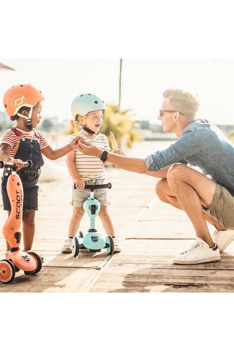 Scoot And Ride 181206 Helmet Turkuaz Bebek Bisiklet Kaskı