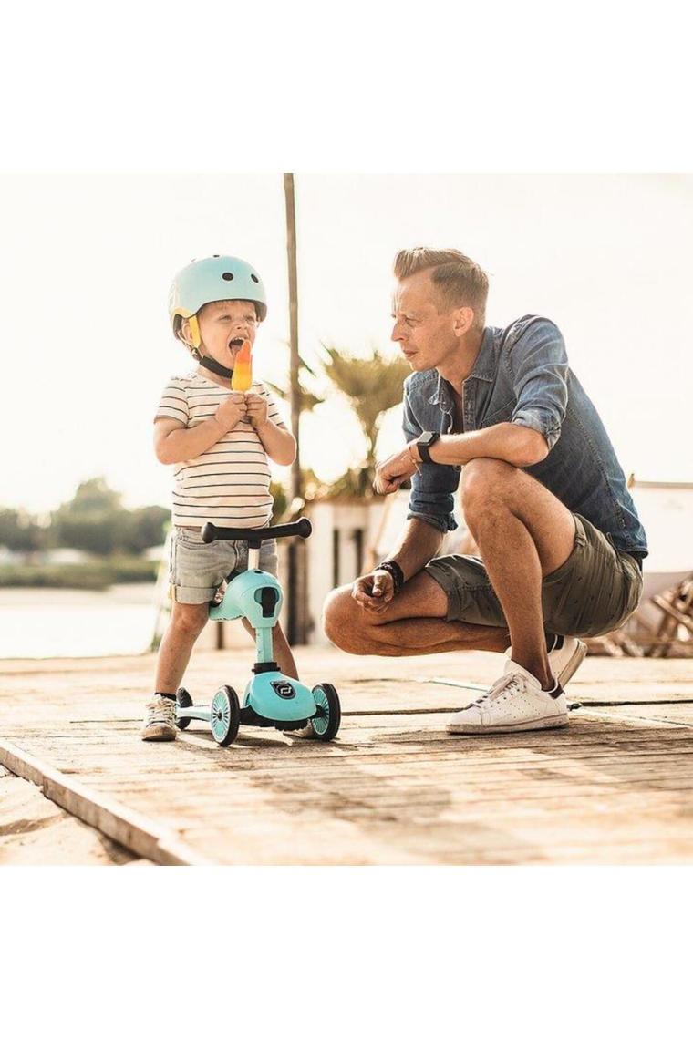 Scoot And Ride 181206 Helmet Turkuaz Bebek Bisiklet Kaskı