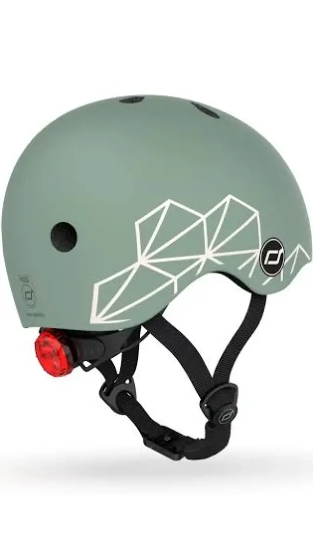 Scoot And Ride Lifestyle Bebek Kaskı XXS-S Green Lines 181206-96562