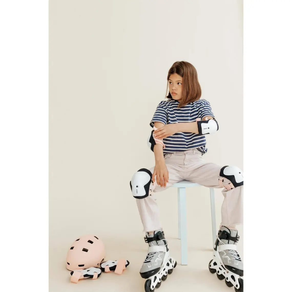 Oxelo Çocuk Paten/Kaykay/Scooter 3x2 Destek Seti - PLAY Caktus