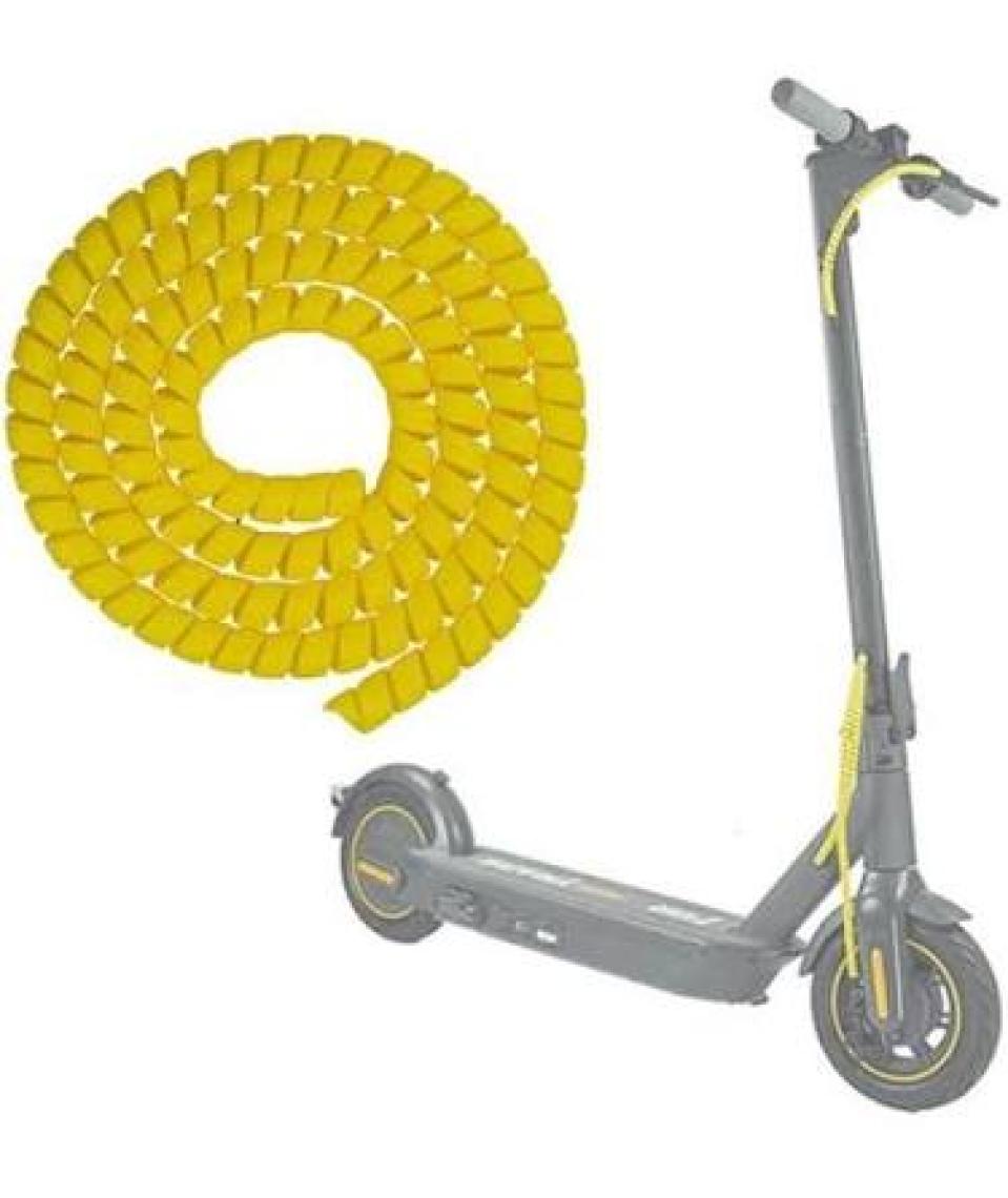 Profisher M365 M365 Pro Elektrikli Scooter Için 100 cm Kablo Koruyucu Spiral Siyah
