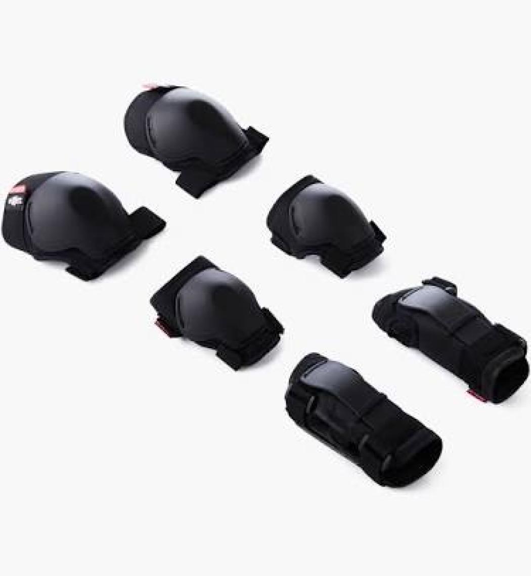 Decathlon Oxelo Çocuk Paten / Kaykay / Scooter Destek Seti - Siyah - 100