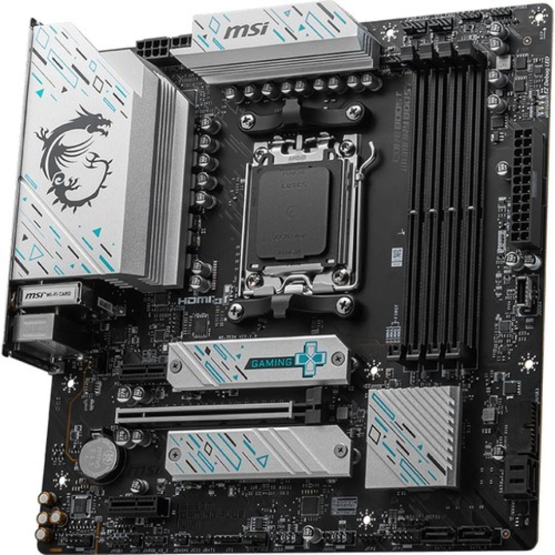 MSI B650M GAMING PLUS WIFI AM5 DDR5 7200MHZ(OC) HDMI DP M.2 USB3.2 2.5G LAN WI-FI 6E mATX