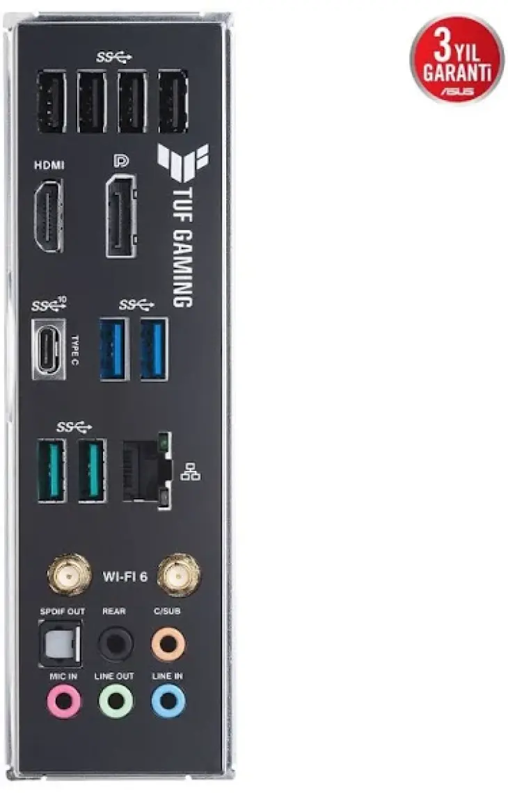 Asus Tuf Gamıng B560M-Plus Intel B560 Lga1200 DDR4 5000 Dp Hdmı 2X M2 Usb3.2 Aura Rgb 2.5Gb Matx(Tuf Gamıng B560M-Plus) Anakart