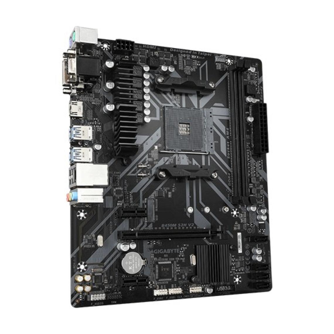 Gigabyte B450M S2H V2 AMD B450 DDR4 3600MHz ATX Anakart
