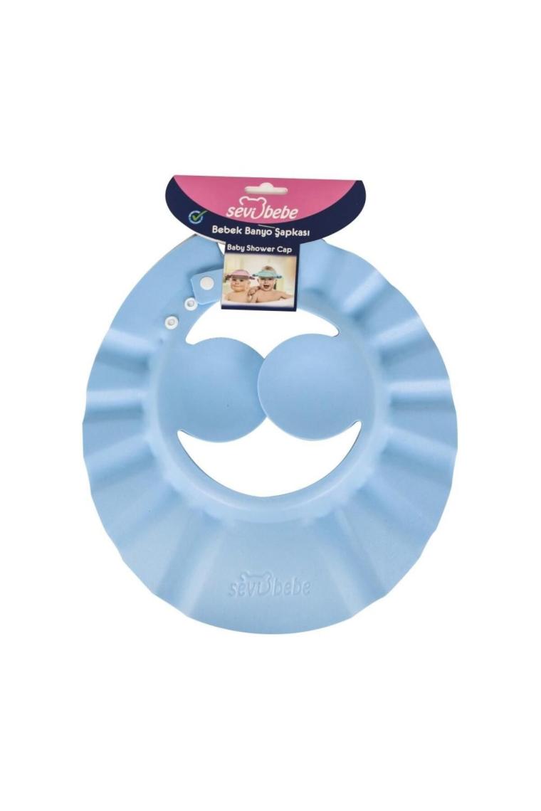 Sevi Bebe Bebek Banyo Şapkası Art-111 Mavi