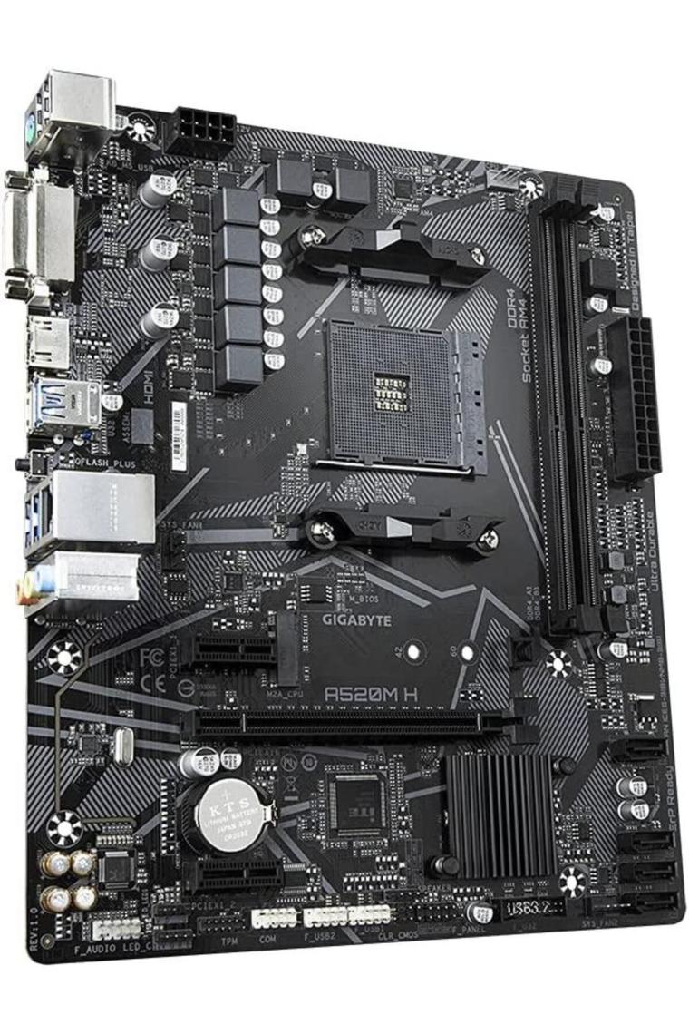 A520m H Amd A520 Ddr4 M.2 Hdmı/dvı Matx Am4 Anakart