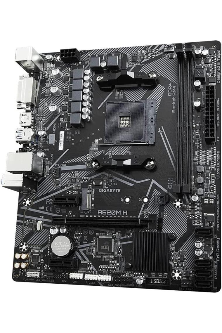 A520m H Amd A520 Ddr4 M.2 Hdmı/dvı Matx Am4 Anakart
