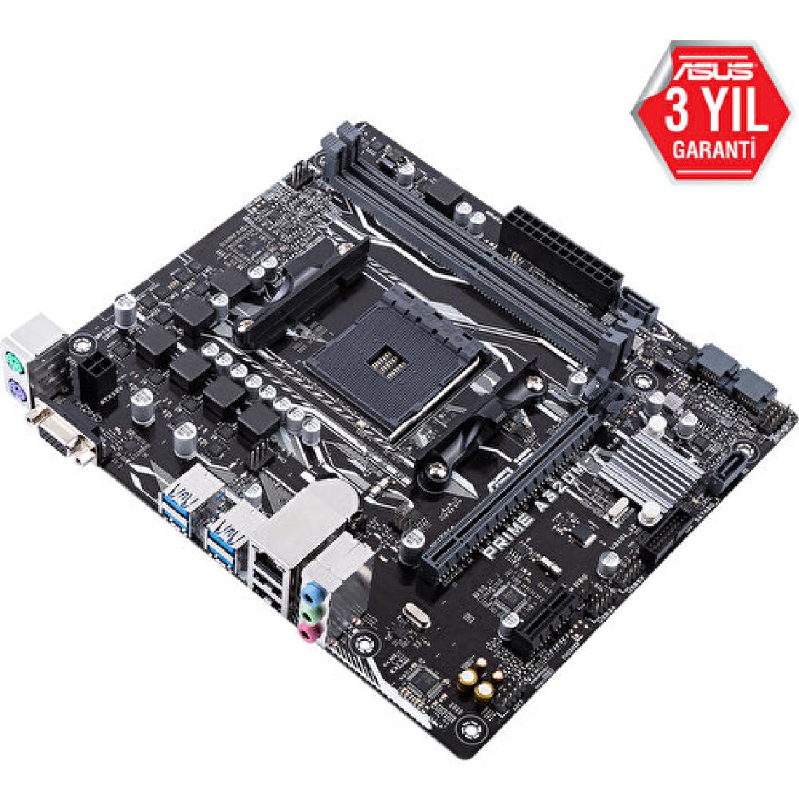 Asus Prime A320M-F Amd A320 DDR4 3200 MHz Am4 mAtx Anakart