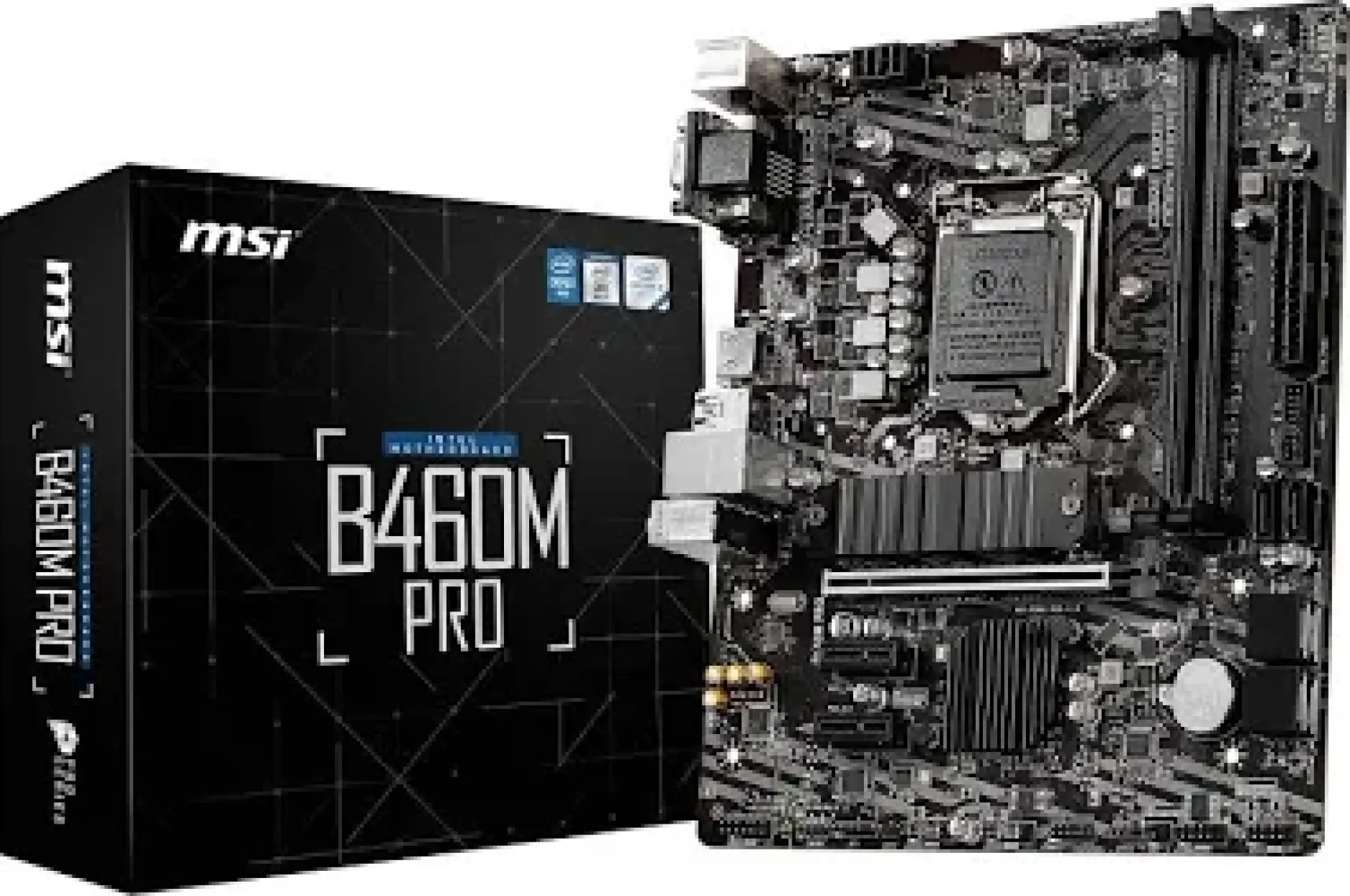 MSI B460M PRO Soket 1200 DDR4 2933 VGA DVI HDMI M.2 USB 3.2 MATX Anakart