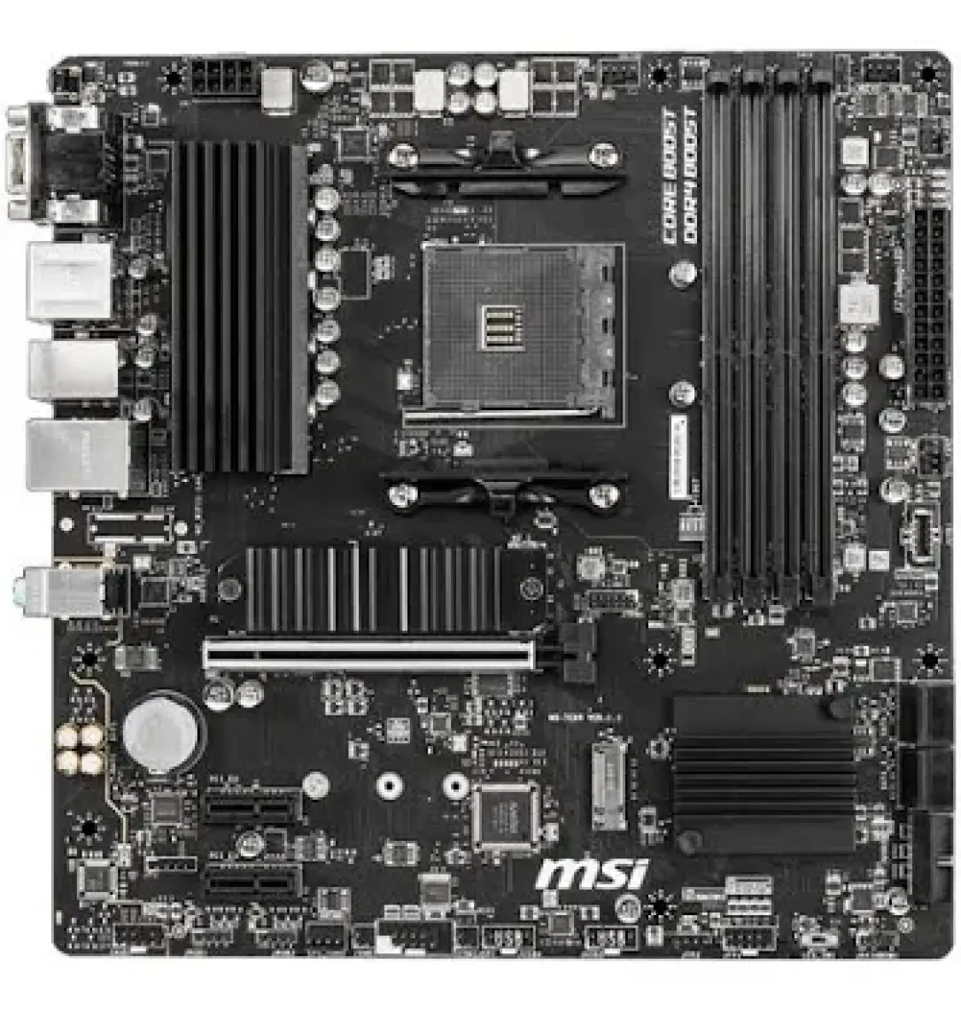 MSI B550M PRO-VDH AM4 DDR4 4400(OC) HDMI DP VGA  M.2 USB3.2 MATX Anakart