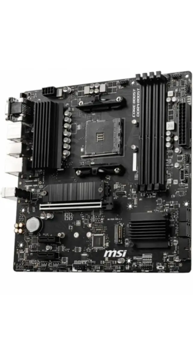 MSI B550M PRO-VDH AM4 DDR4 4400(OC) HDMI DP VGA  M.2 USB3.2 MATX Anakart