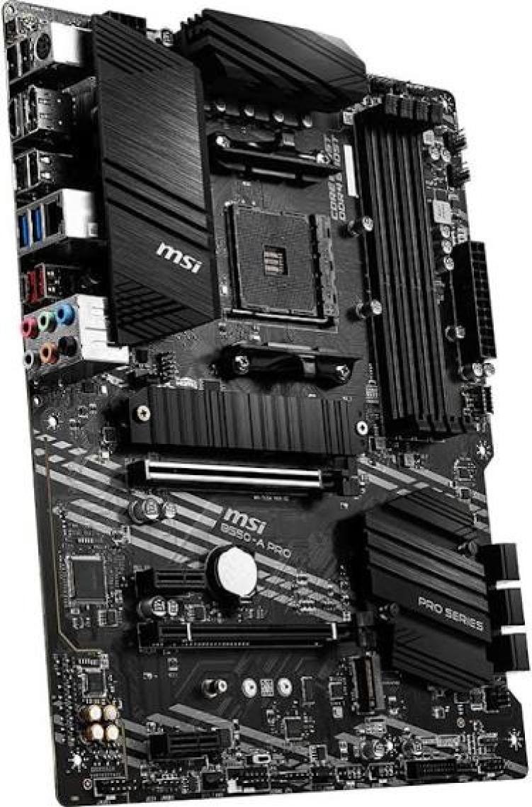 MSI B550-A PRO AM4 DDR4 4400(OC) HDMI DP M.2 USB3.2 ATX Anakart