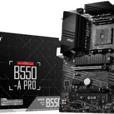 MSI B550-A PRO AM4 DDR4 4400(OC) HDMI DP M.2 USB3.2 ATX Anakart