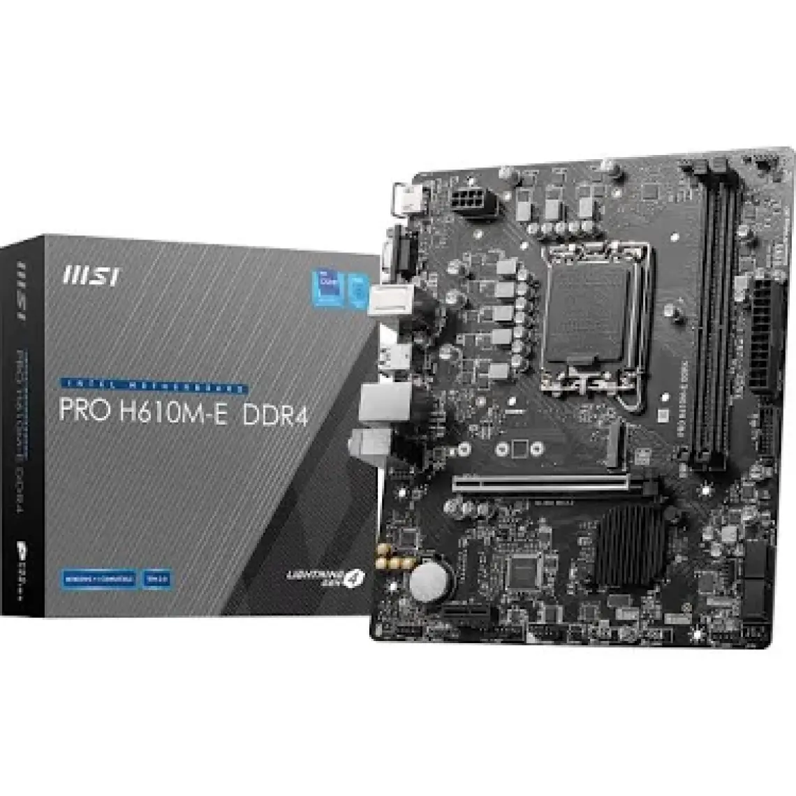 MSI Pro H610M-E 3200MHz DDR4 Soket 1700 M.2 HDMI VGA mATX Anakart