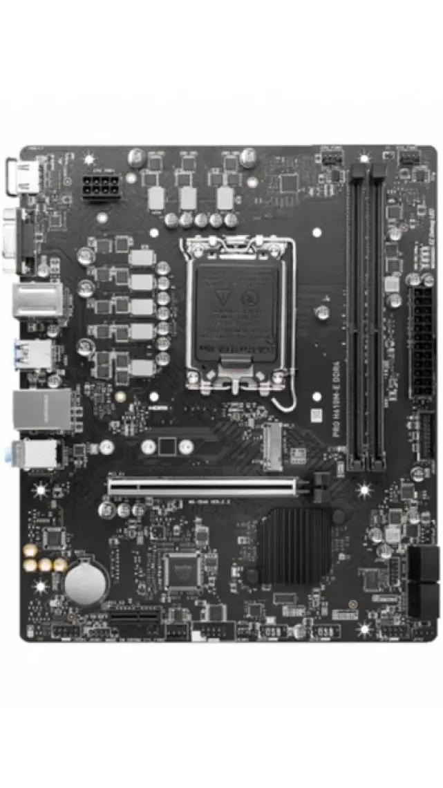 MSI Pro H610M-E 3200MHz DDR4 Soket 1700 M.2 HDMI VGA mATX Anakart
