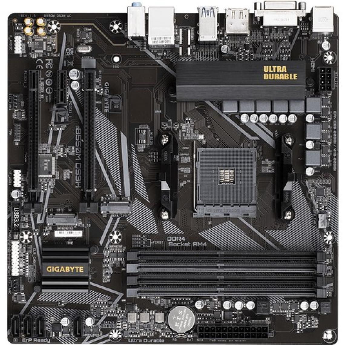 Gıgabyte B550M DS3H 4000MHZ(OC) rev 1.5 Ddr4 Soket Am4 M.2 HDMI DVI Matx Anakart