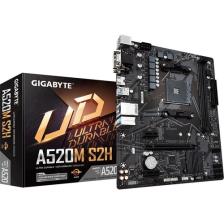 Gigabyte GA-A520M-S2H AMD A520 5100MHz (O.C.) Nvme 3.0 DDR4 Soket  AM4 mATX Anakart