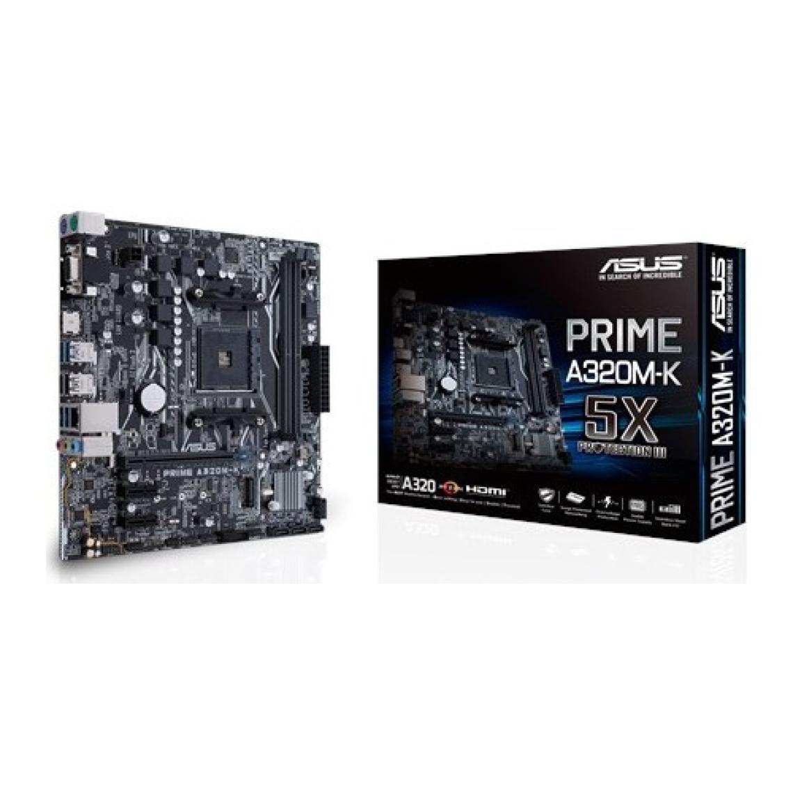 Asus Prime A320M-K Amd A320 DDR4 3200 MHz S+GL (OC) AM4 mATX Anakart