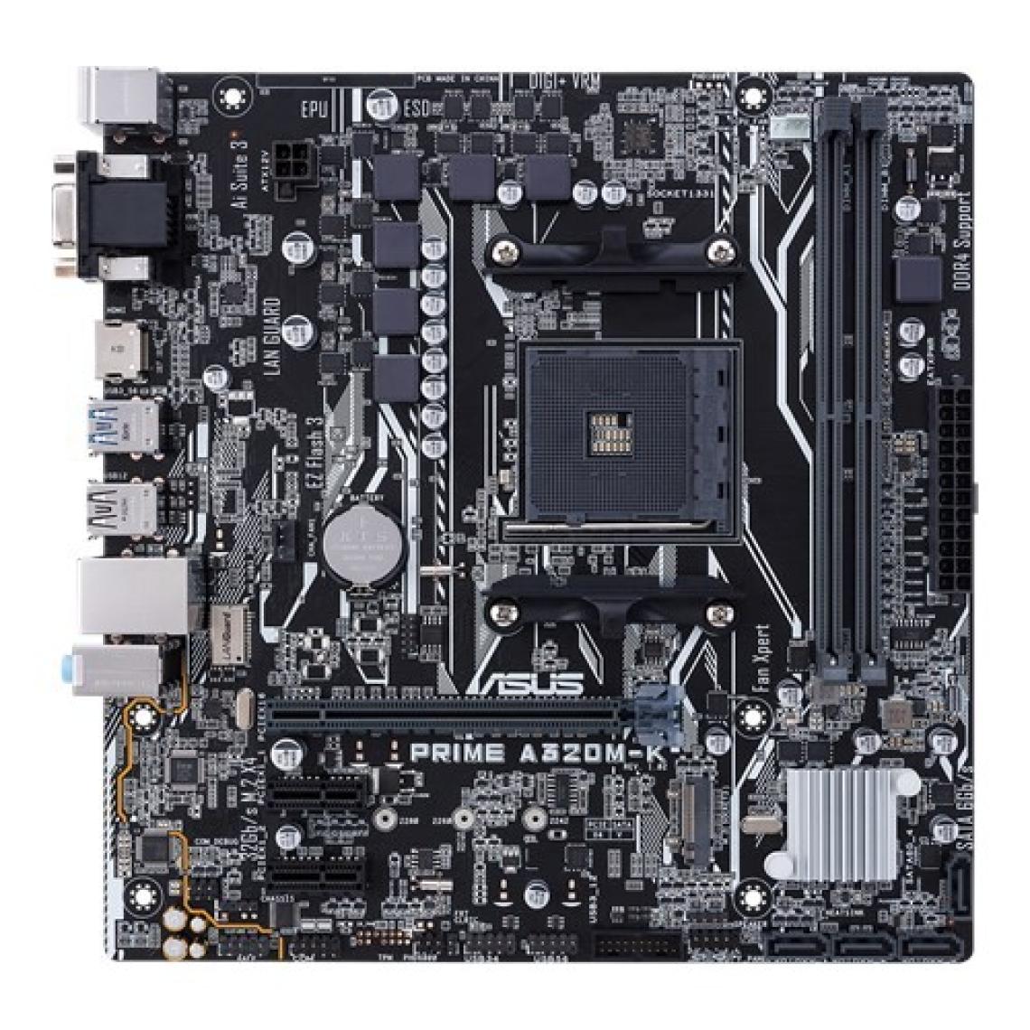 Asus Prime A320M-K Amd A320 DDR4 3200 MHz S+GL (OC) AM4 mATX Anakart