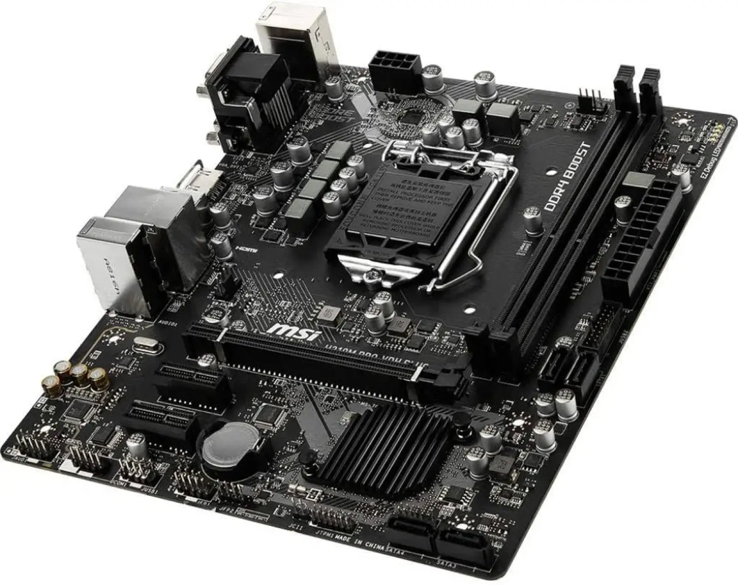 MSI H310M PRO-VDH PLUS Soket 1151 DDR4 2666 DVI VGA HDMI USB3.1 mATX WIN7 WIN10 Anakart