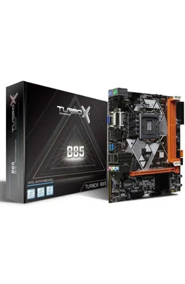 Turbox WorkTeam B85(H81) Sata M2 DDR3 1600MHz Usb 3.0 Vga Hdmi Ses Lan 1150P 4.Gen Anakart