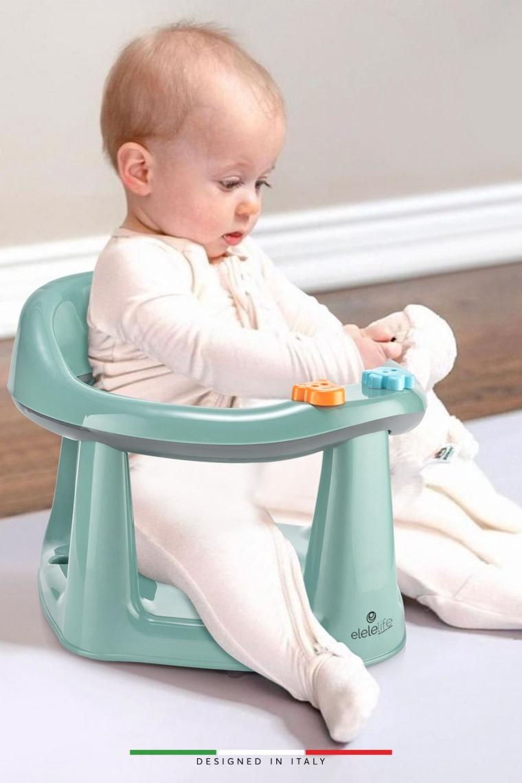 Elelelife 2in1 Vakum Bebek Banyo Oturağı Ve Mama Oturağı Yeşil