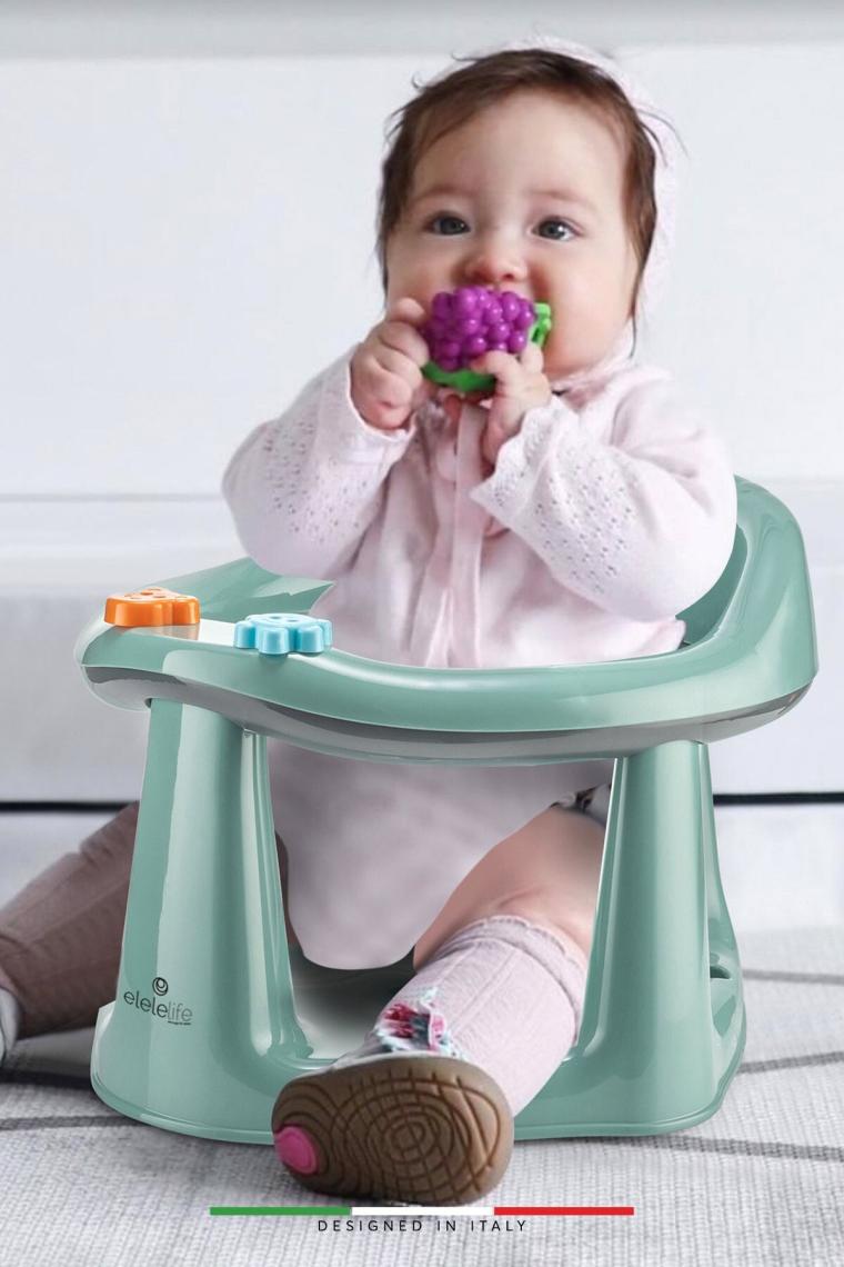 Elelelife 2in1 Vakum Bebek Banyo Oturağı Ve Mama Oturağı Yeşil