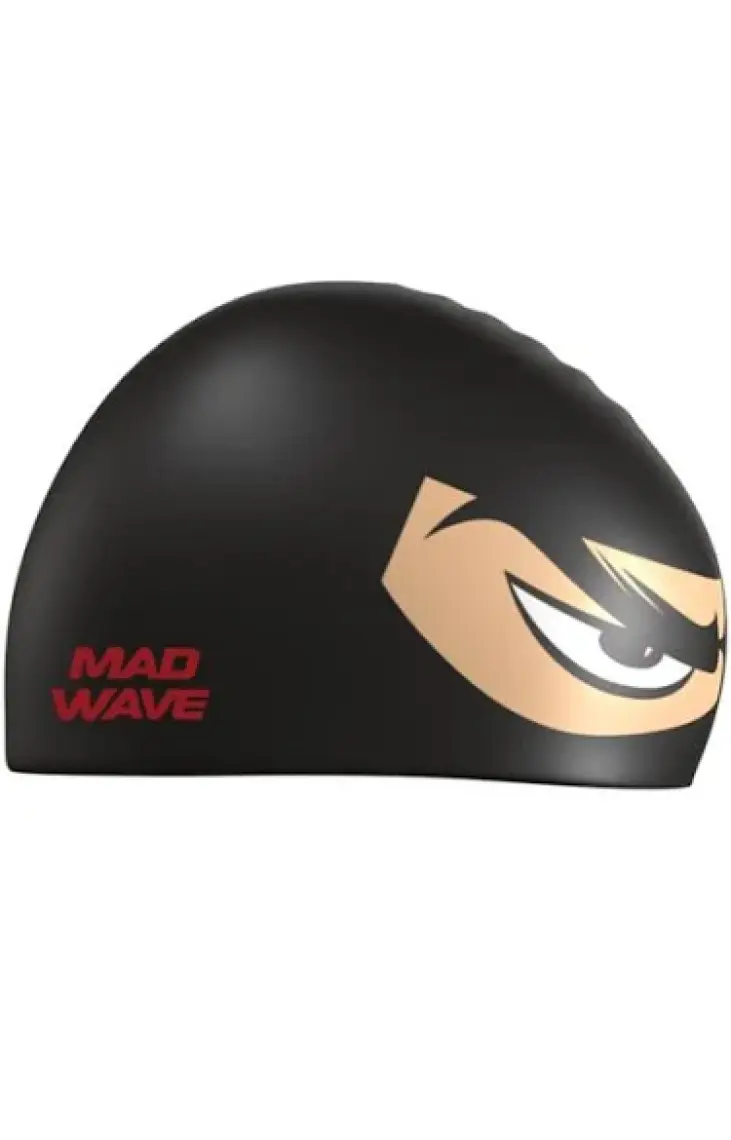 Mad Wave Ninja Desenli Silikon Çocuk Bonesi 6-12 Yaş