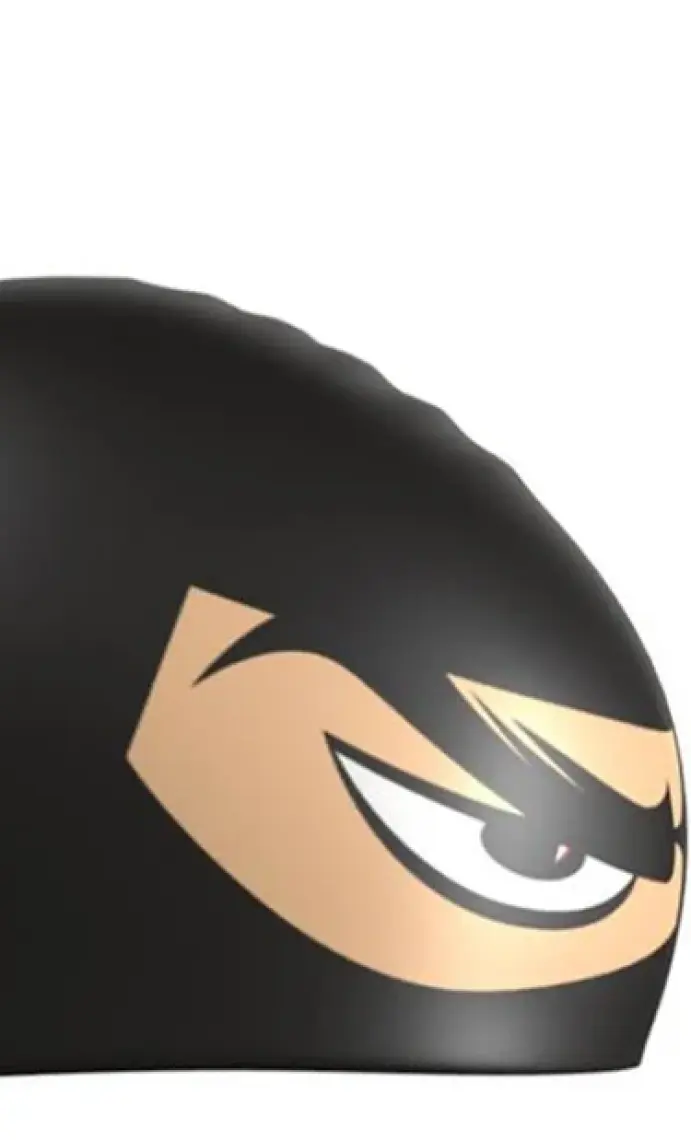 Mad Wave Ninja Desenli Silikon Çocuk Bonesi 6-12 Yaş