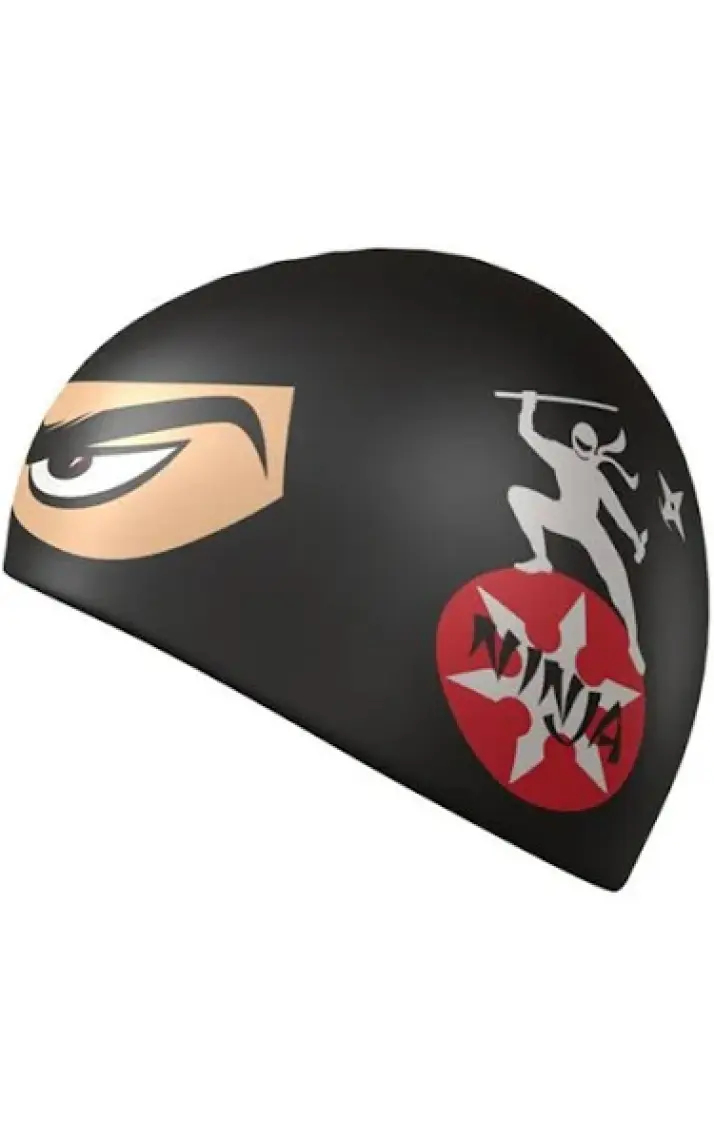 Mad Wave Ninja Desenli Silikon Çocuk Bonesi 6-12 Yaş