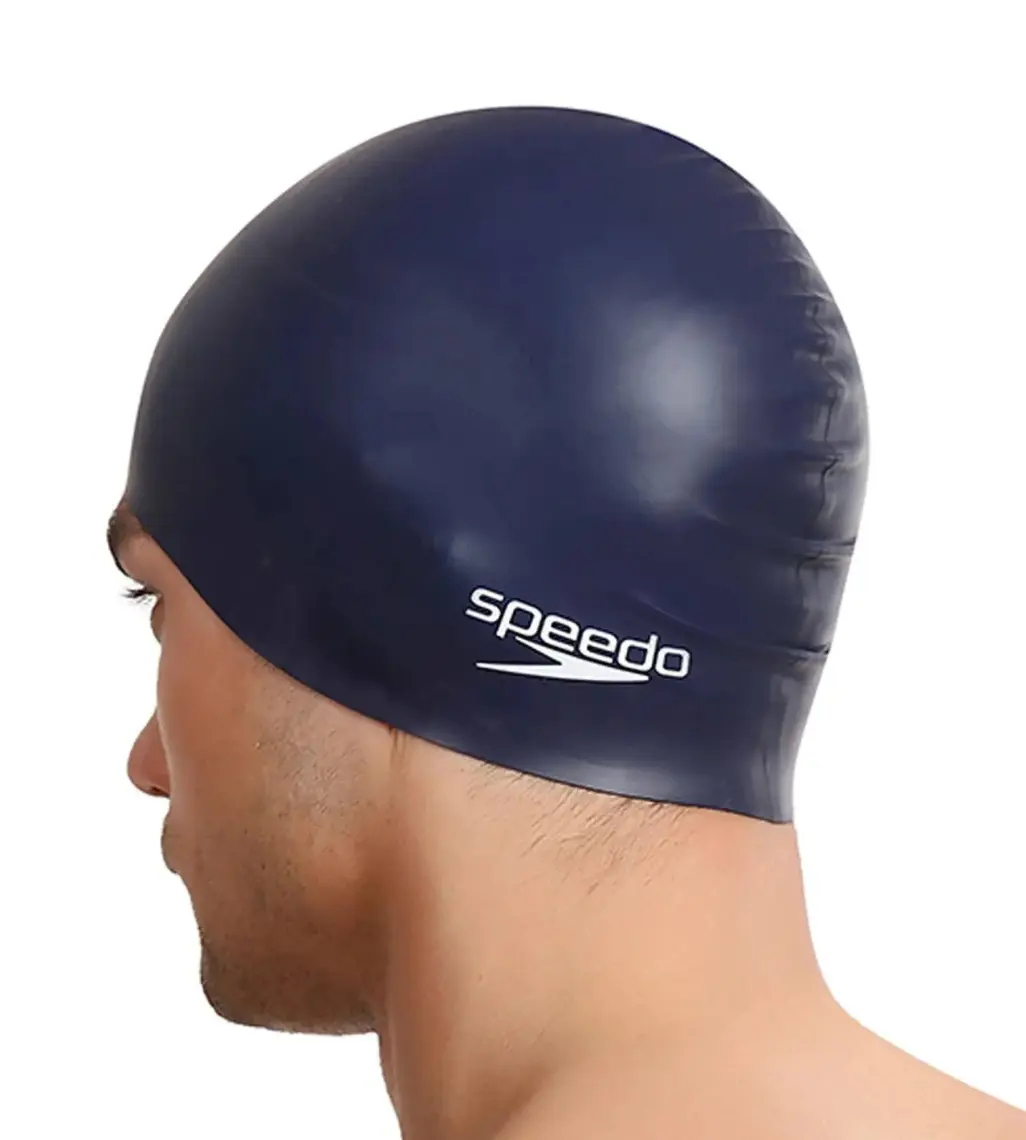 Speedo Plaın Flat Unisex Gri Yüzücü Bonesi 8-709910011