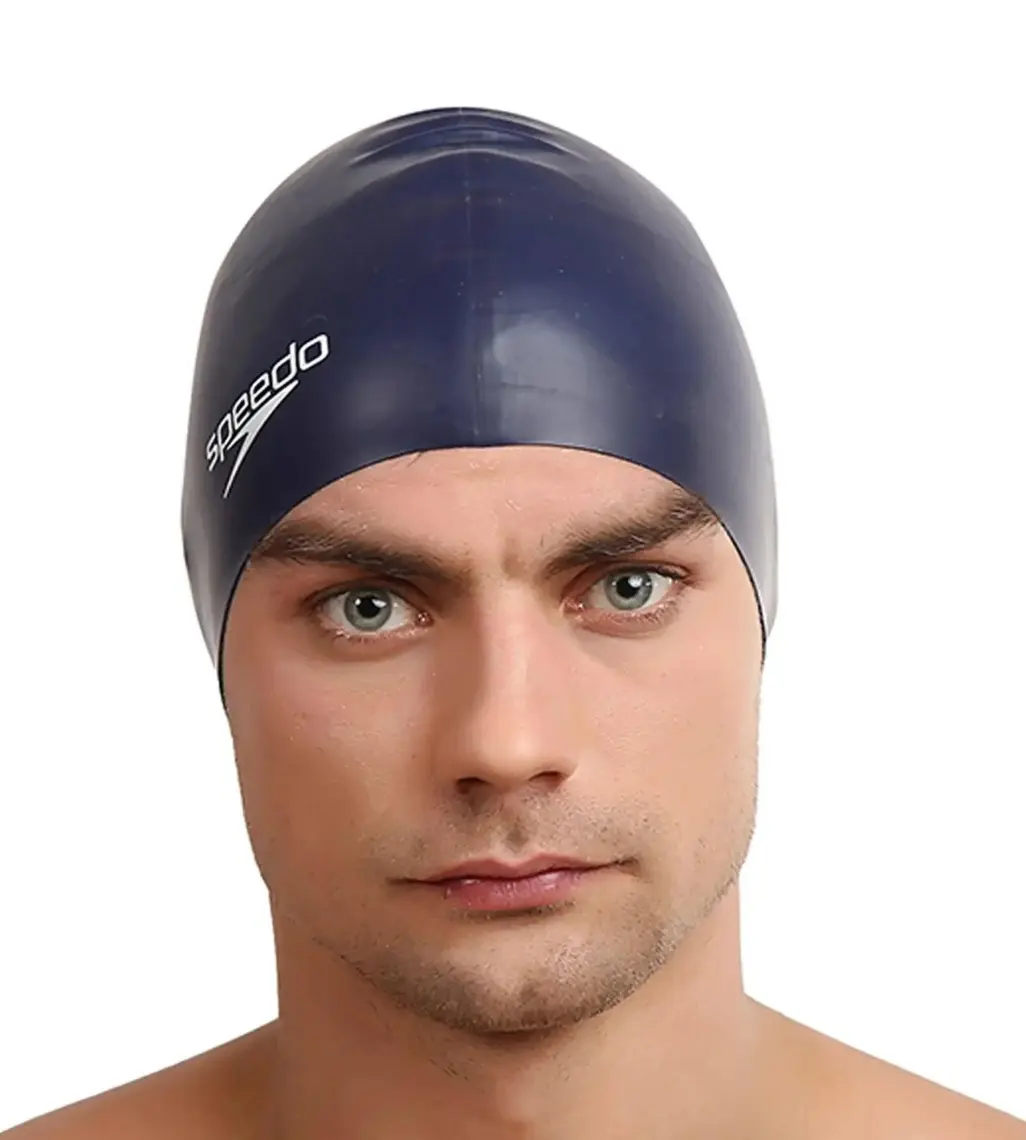 Speedo Plaın Flat Unisex Gri Yüzücü Bonesi 8-709910011