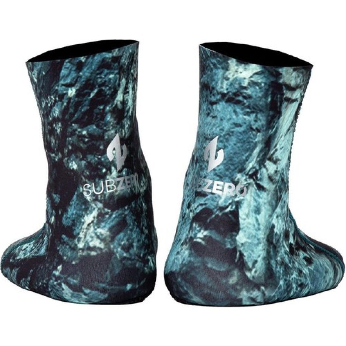 Subzero Stone 3mm 3D Green Kamuflaj Jarse Dalış Çorabı