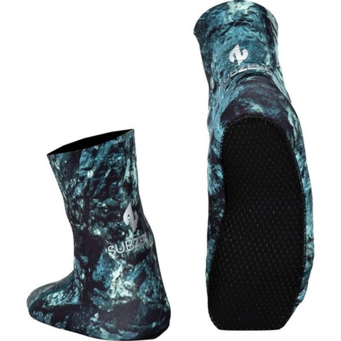 Subzero Stone 3mm 3D Green Kamuflaj Jarse Dalış Çorabı