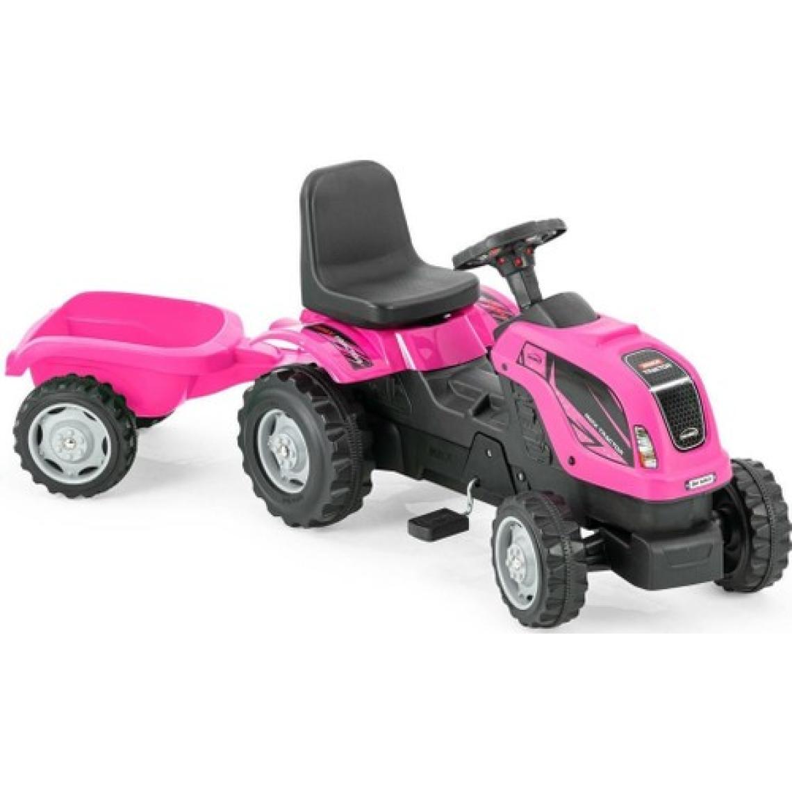 Micromax Römorklu Traktör Pedallı 01 024 Pembe