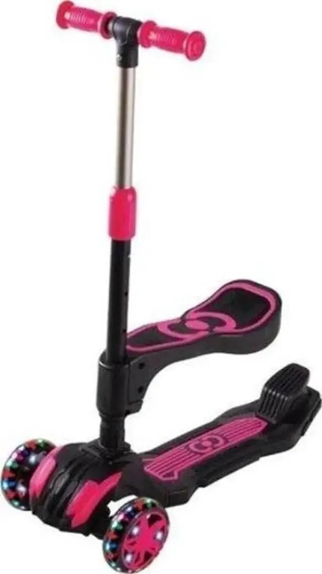 Cool Wheels Combo Oturaklı Scooter Pembe FR59564