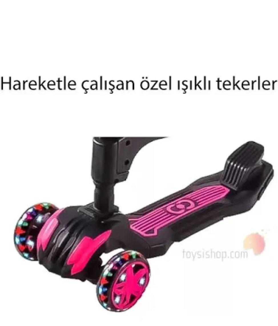 Cool Wheels Combo Oturaklı Scooter Pembe FR59564