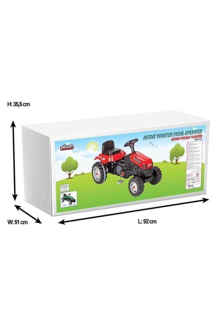 Pilsan 07-314 Active Kırmızı Pedallı Traktör